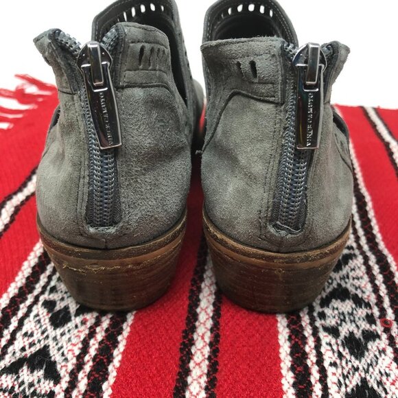 Vince Camuto Leather Suede Persiella Booties 8.5 - Picture 7 of 13